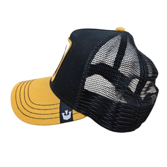 Goorin Bros Funky Monkey Banana Shake Black and Yellow Trucker Cap Hat One Size - Picture 4 of 13